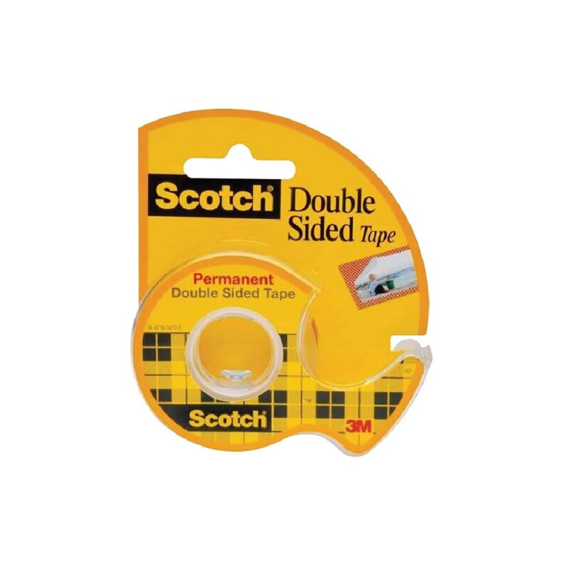Scotch Double Sided Tape Dispensed Clear