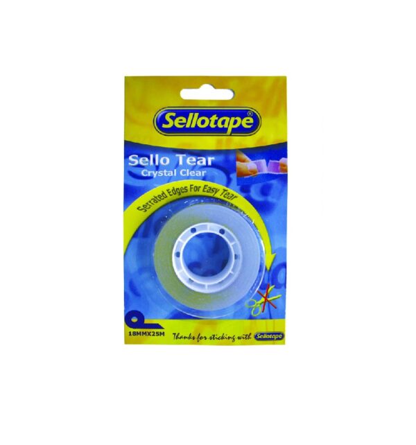 Sellotear Perforated 18mmx25m Carded Each