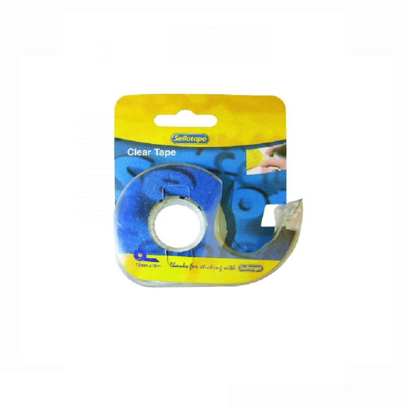 SELLOTAPE Clear + Disp 12mmx15m Carded
