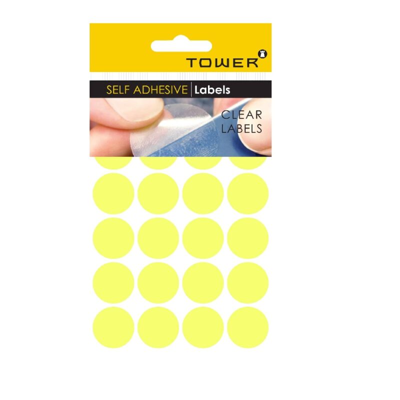 Tower Transparent Colour labels Yellow