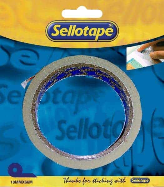 SELLOTAPE Clear Best Buy 18mmx66m Carded