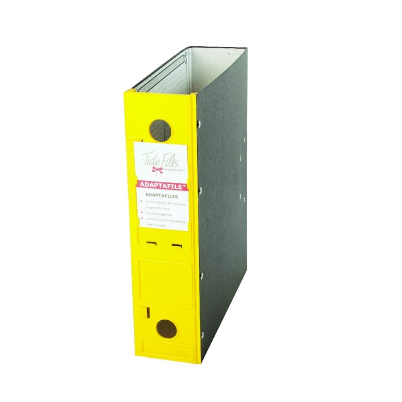 Tidy Files - Adaptafile Yellow Pk2