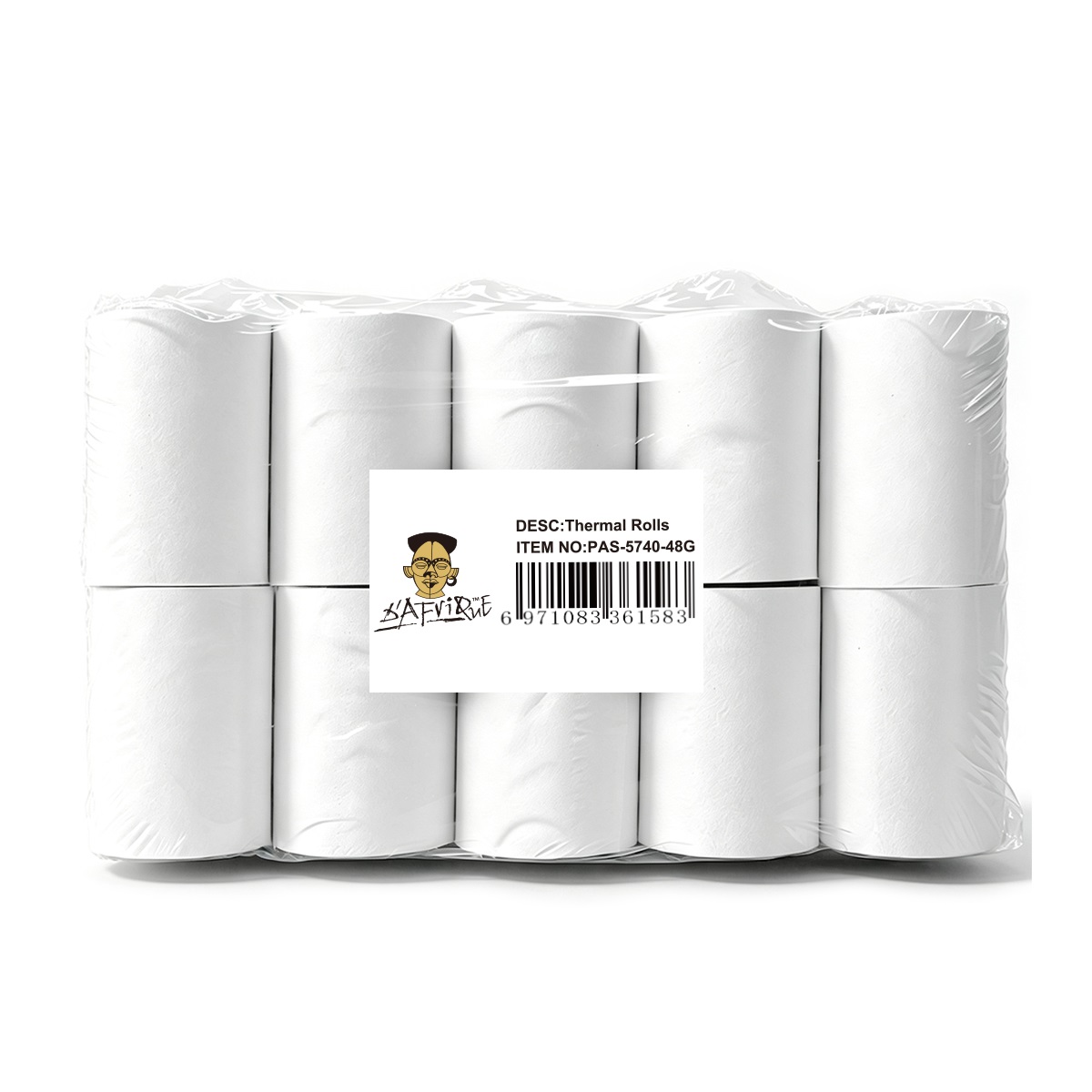 57x40 48gsm 23 Metre Pos Thermal Roll (10)