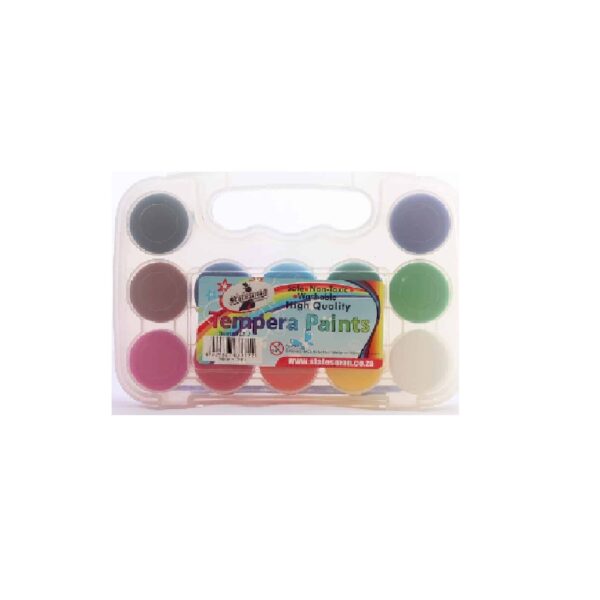 High Quality Poster Paints - 12 Colours Assorted in Gift Box