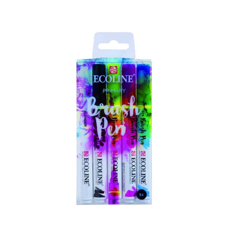 ECOLINE Brush Pen Primary Set 5