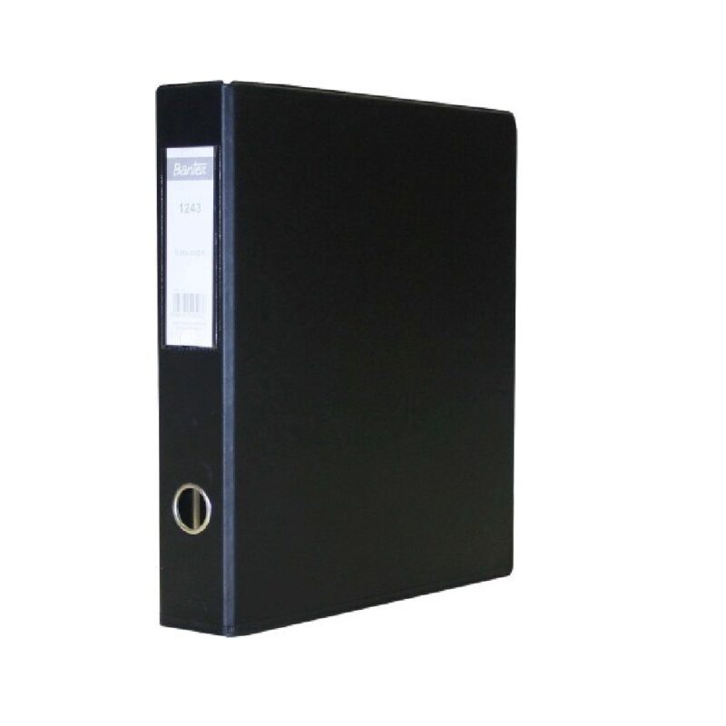 Bantex PVC Ringbinder A4 - 4 D-ring label holder.