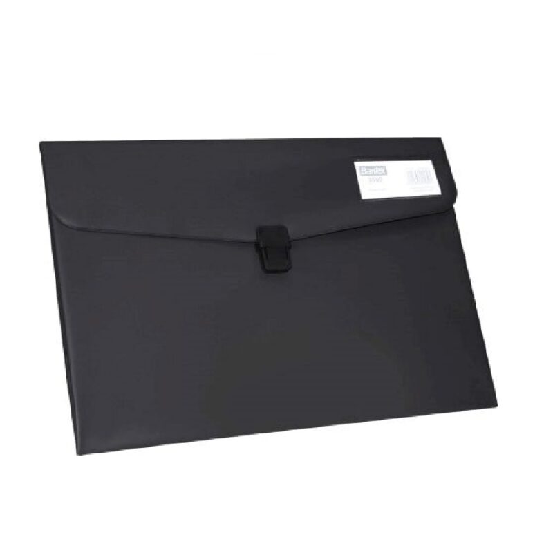 Bantex Quality PVC outer. Plastic snap lock Wallet