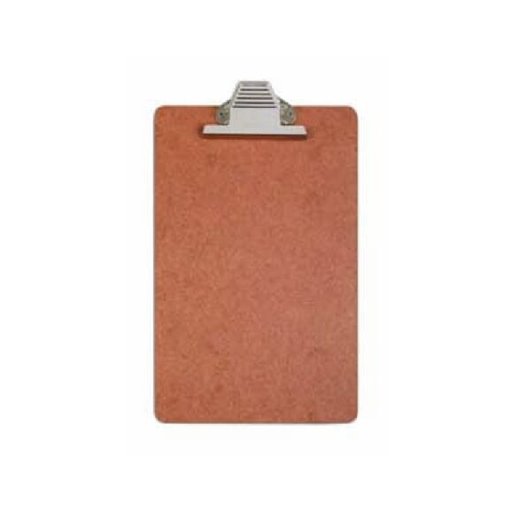Bantex Masonite Clipboard A4 230X355. Heavy duty metal clip