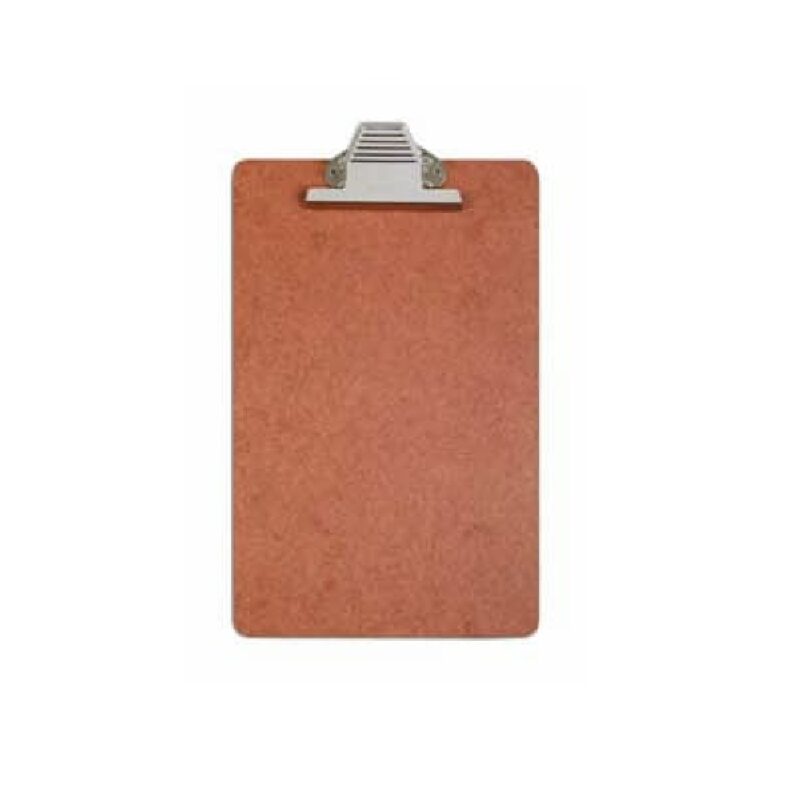 Bantex Masonite Clipboard A4 230X355. Heavy duty metal clip