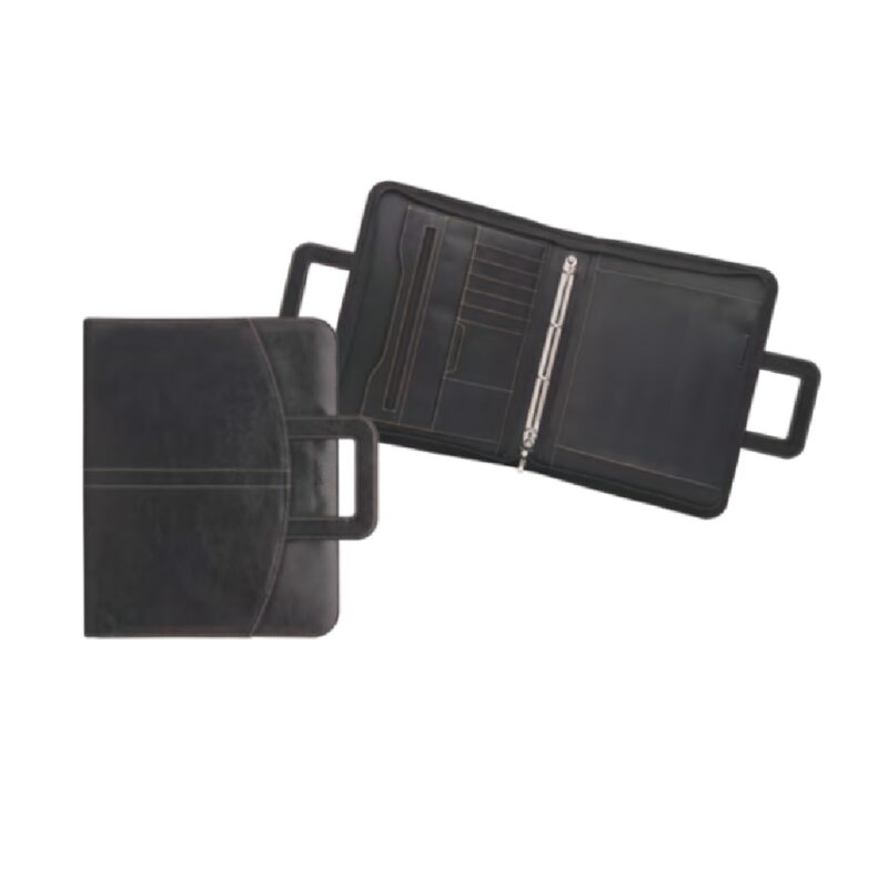 Bantex 7455 Zip Folder with Drop-down Handle