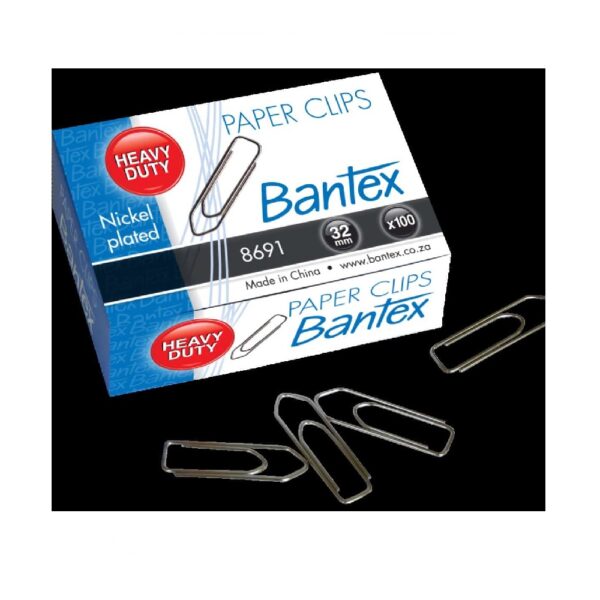 Bantex 32mm, Paper Clips 8691