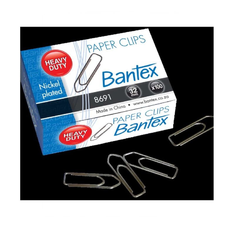 Bantex 32mm, Paper Clips 8691