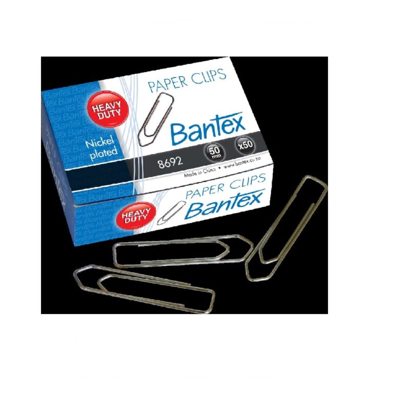 Bantex 50mm, Paper Clips 8692