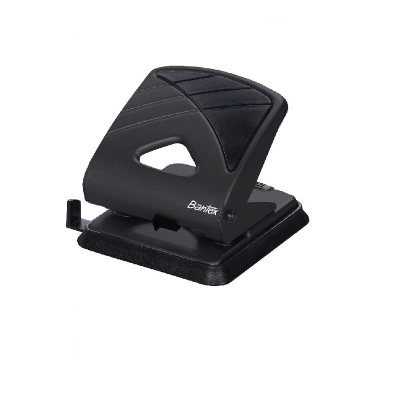 Bantex Heavy Duty Perforator - 2 hole 9304 Black