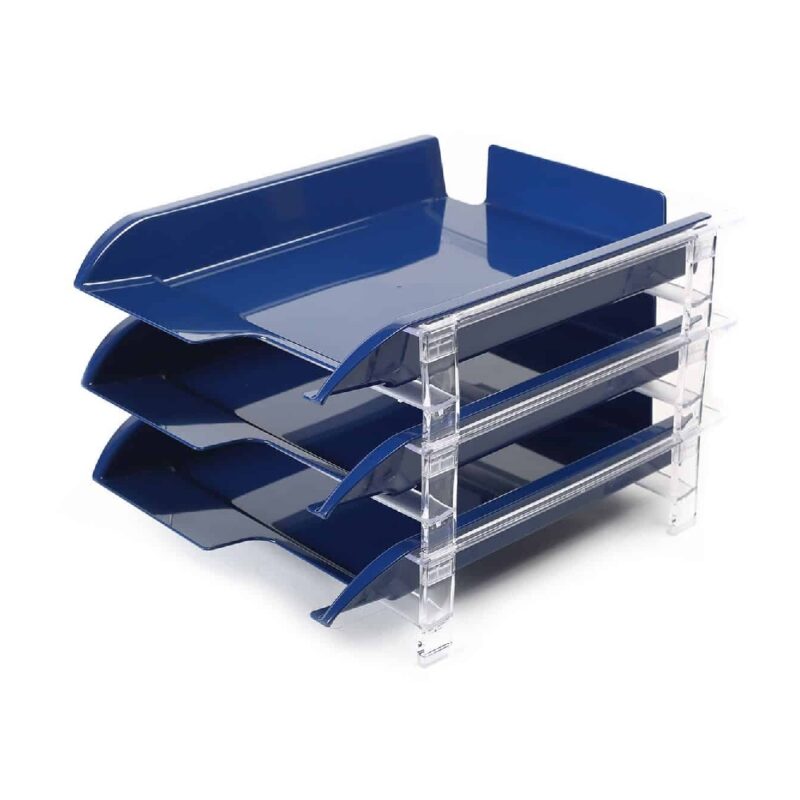 Bantex 9414 Tray Set-3 Blue
