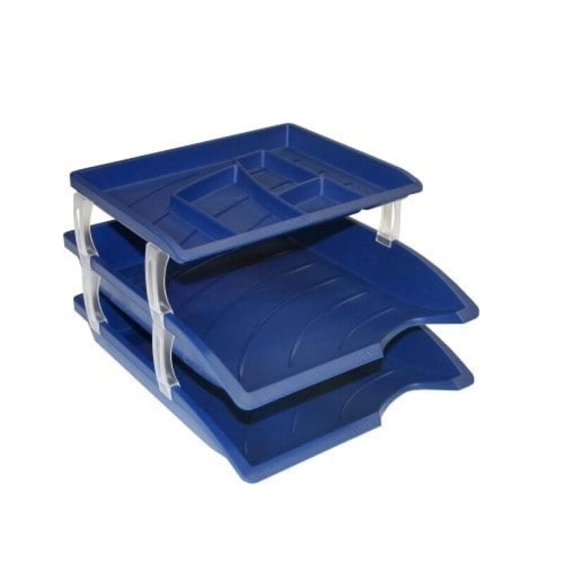 Optima Letter Trays 2 with Organiser B9828