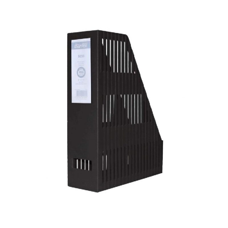 Bantex Mouded Magazine Holder Black 9850
