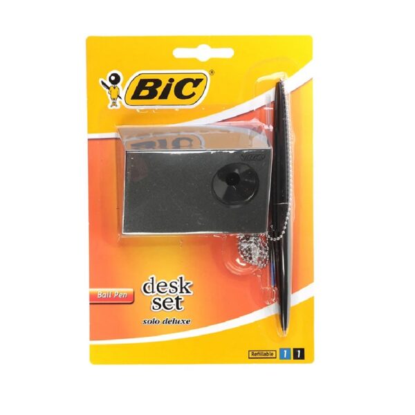 Bic Solo Desk Pen + Chain