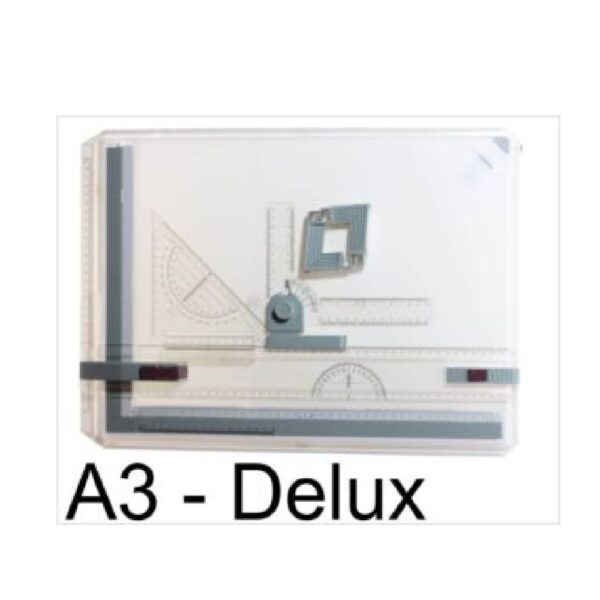 Technical Drawing Board A3 Deluxe Includes Instruments