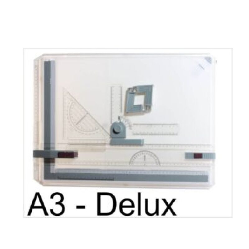 Technical Drawing Board A3 Deluxe Includes Instruments