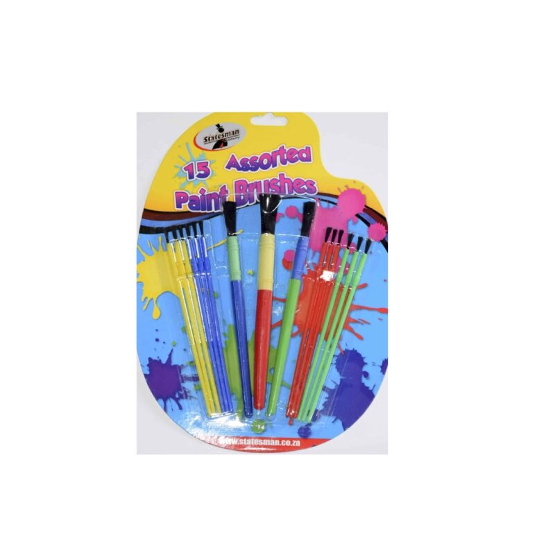STATESMAN ASST BRUSHES (SET OF 15) 0766