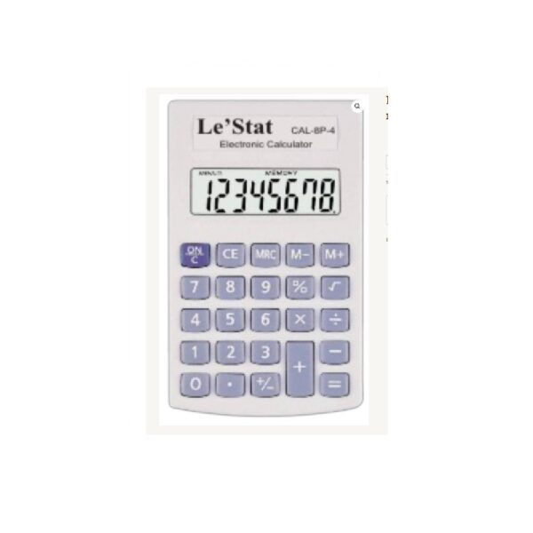 Le'stat 8d Calculator Handheld P8-4