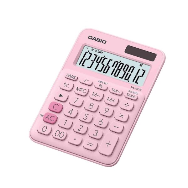 Casio Ms20uc 12d Calculator Pink