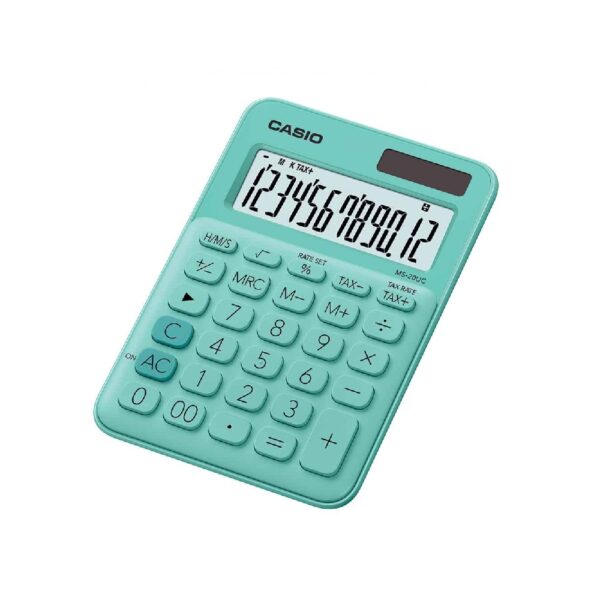 Casio Ms20uc 12d Calculator Green