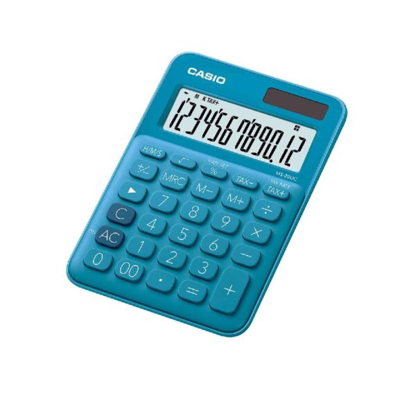 Casio Ms20uc 12d Calculator Blue