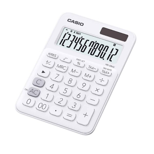 Casio Ms20nc 12d Calculator White