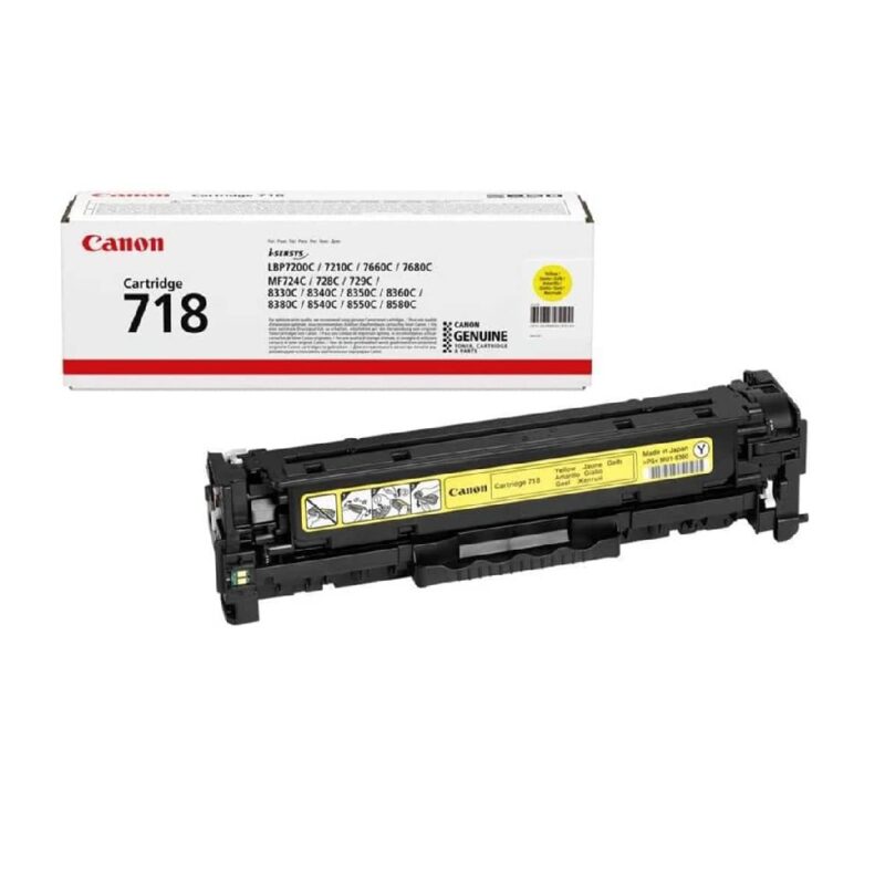 Canon C718 Yellow Toner Cartridge