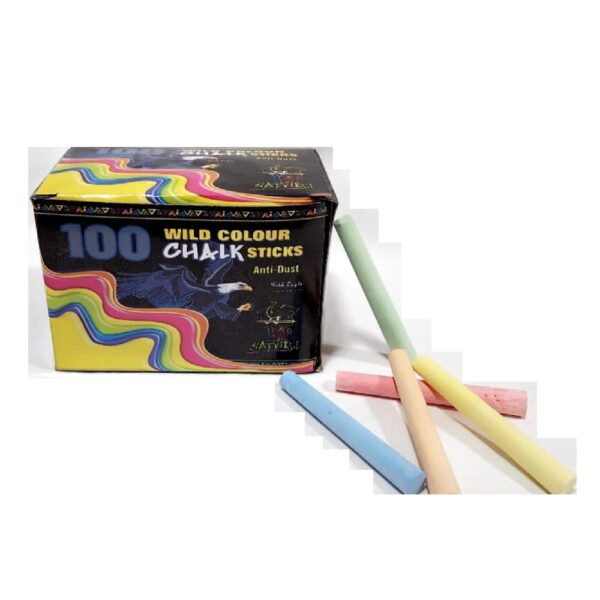 Dafrique Dustless Chalk (100) Colour