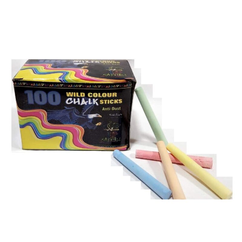 Dafrique Dustless Chalk (100) Colour