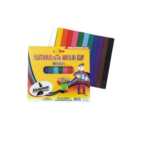 Plasticine Modeling Clay -12 Colours 200g