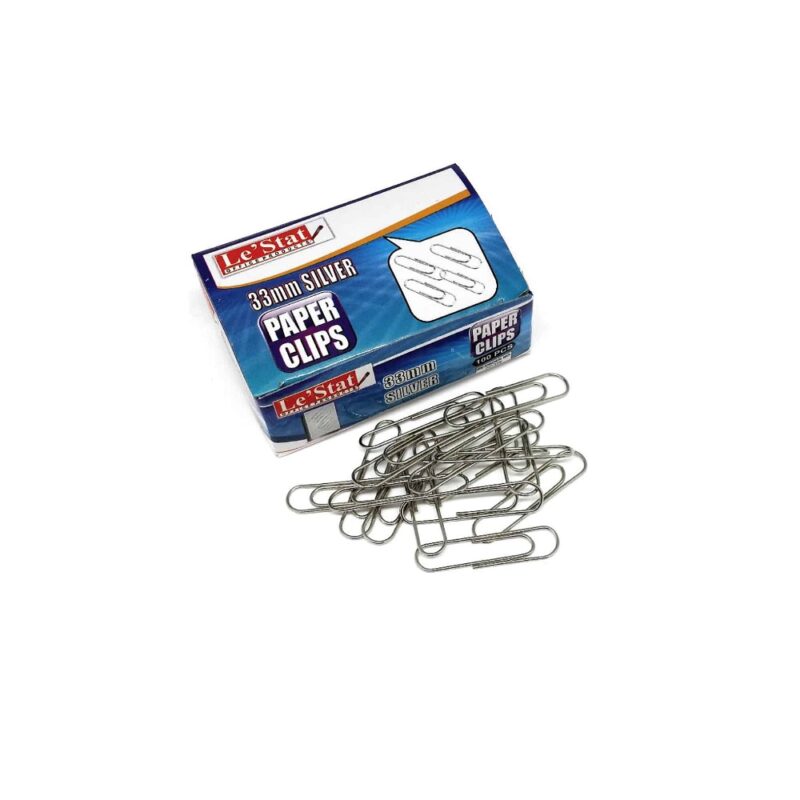 Le'stat 33mm Large Silver Clips 100