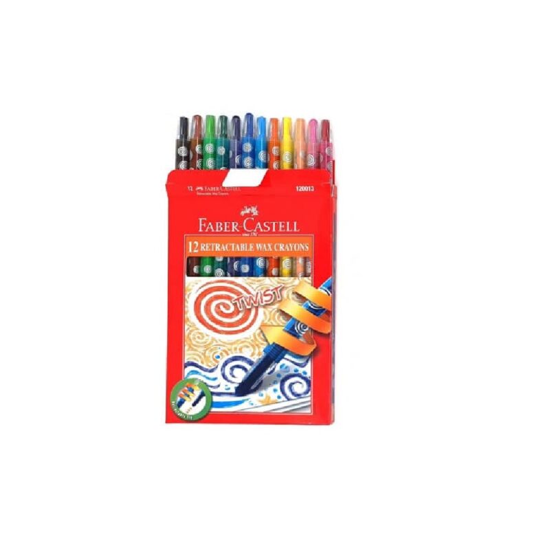 Faber Castell Retractable Crayons - 12