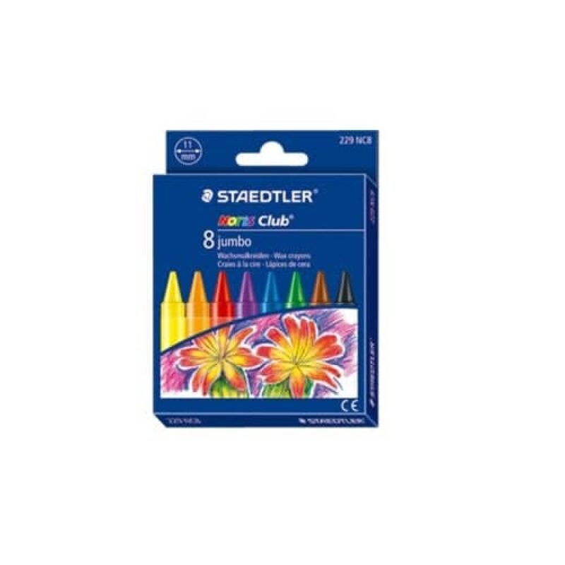 Staedtler Wax Crayons (8) Jumbo