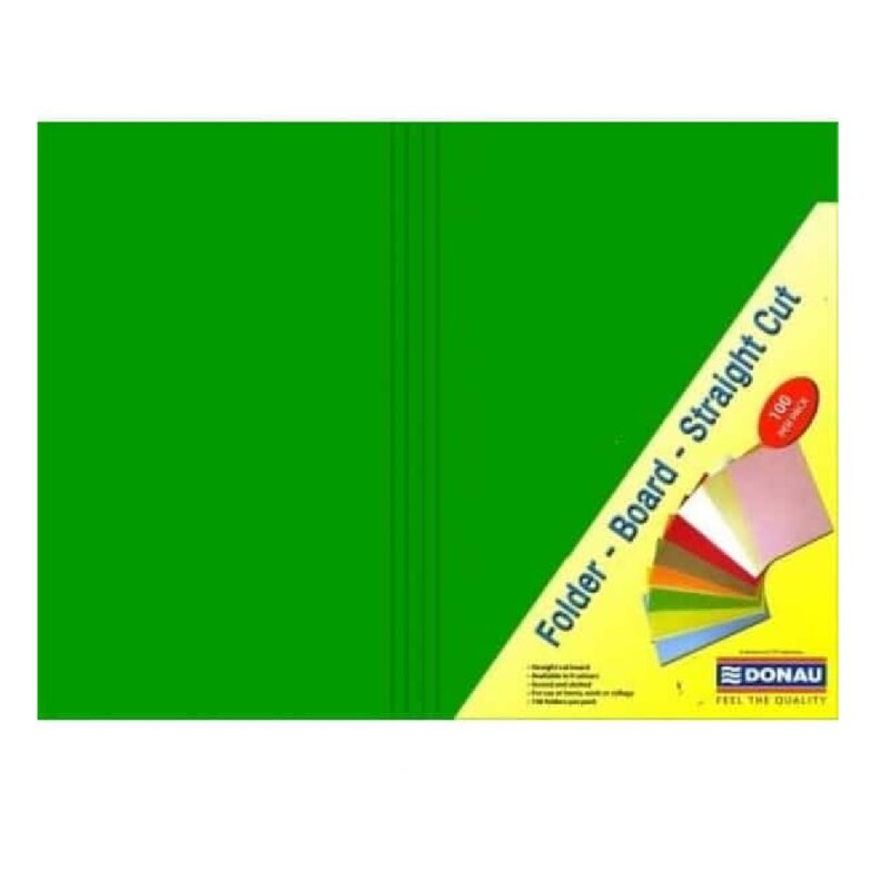 Manilla Folder (100 )Donau Br/green