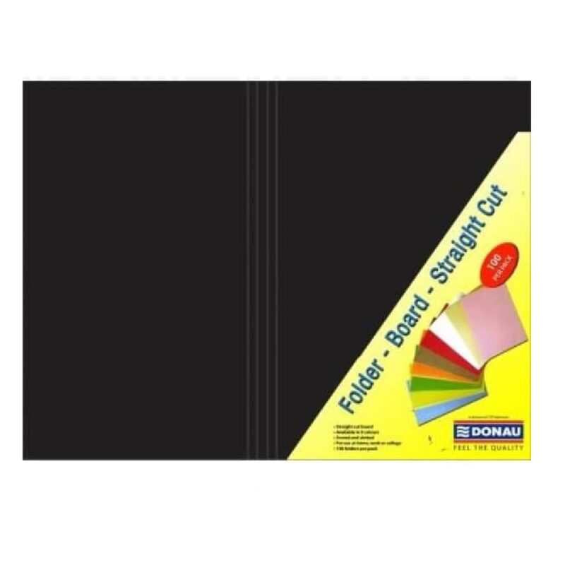 Manilla Folder (100 )Donau Br/black
