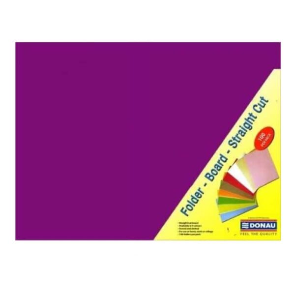 Manilla Folder (100 )Donau Purple  