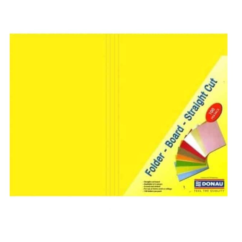 Manilla Folder (100 )Donau Br/yello
