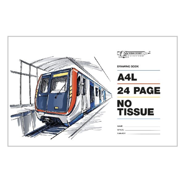 24Page A4L Drawing Books - No Tissue