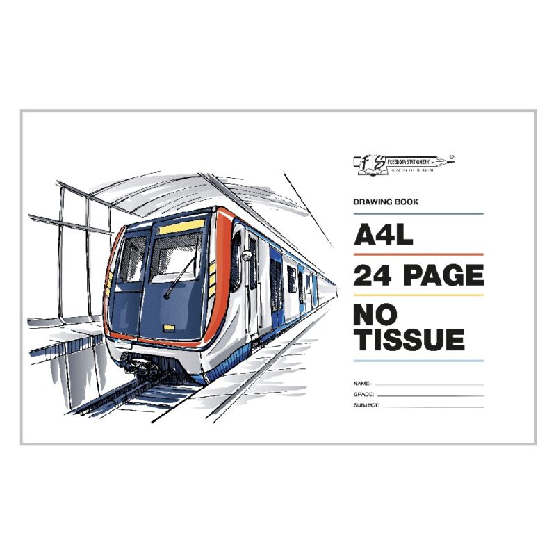 24Page A4L Drawing Books - No Tissue