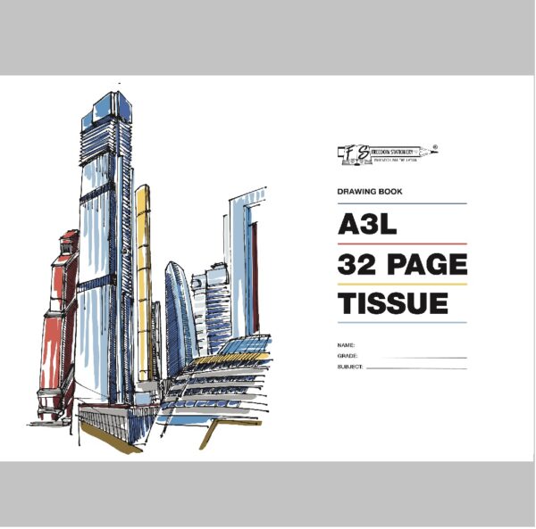 32p A3L Drawing Books - Tissue