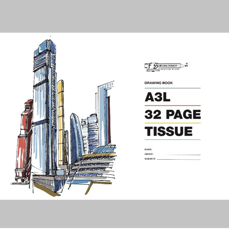 32p A3L Drawing Books - Tissue