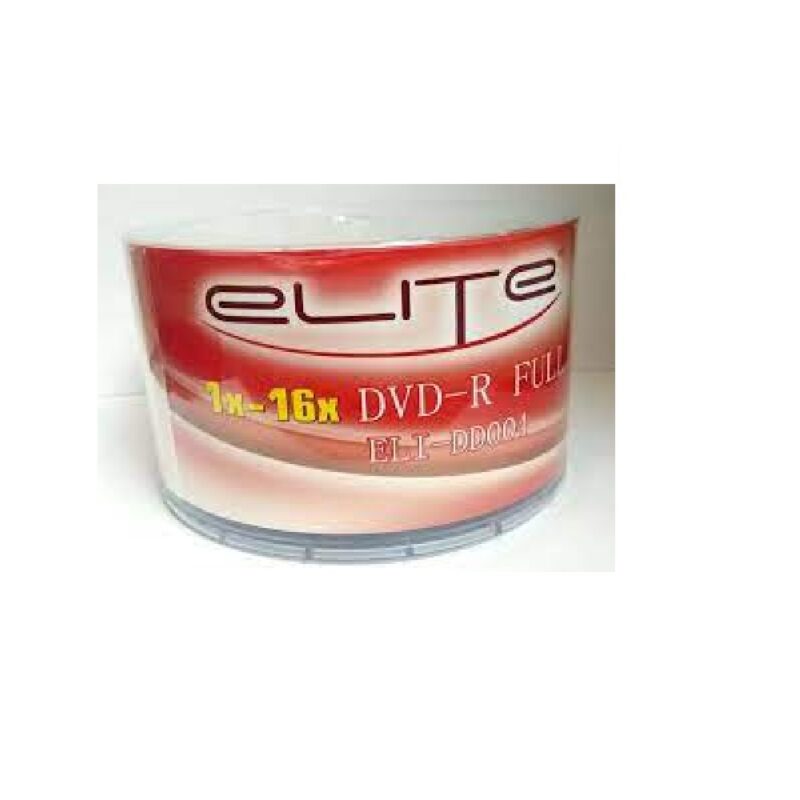 Elite Dvd-r 16x Spindle (50) Printable