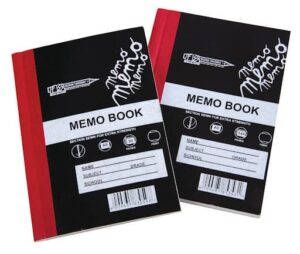 128p A6 Memo Books - Hard Cove - Park Avenue Stationers
