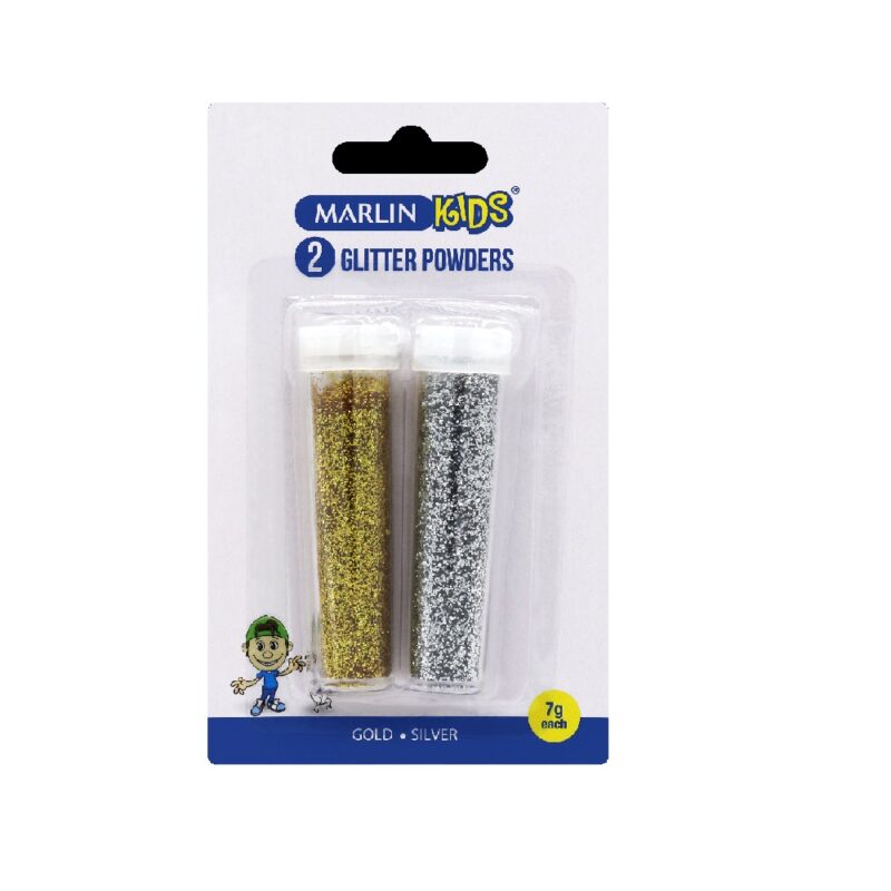 Marlin Kids Glitter 7g 2's (Gold & Silver)