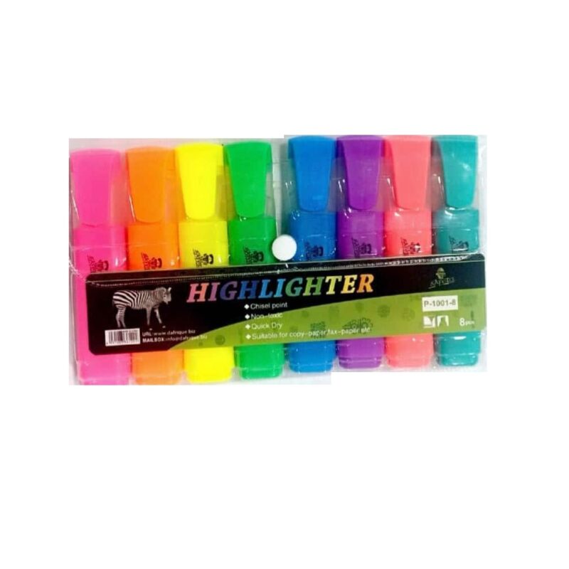 D'afrique Highlighters Set Of 8