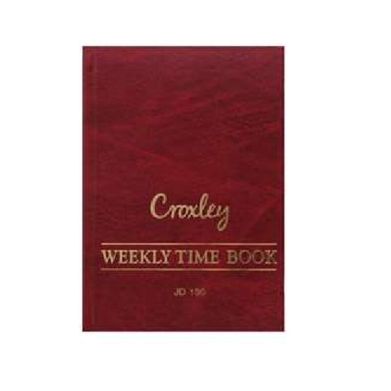JD130 Weekly Time Book 168Pg Full Bound Cased Each